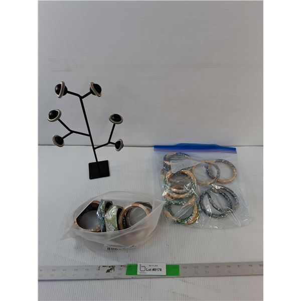 Jewelry Tree 12.5" & Bangle Bracelets