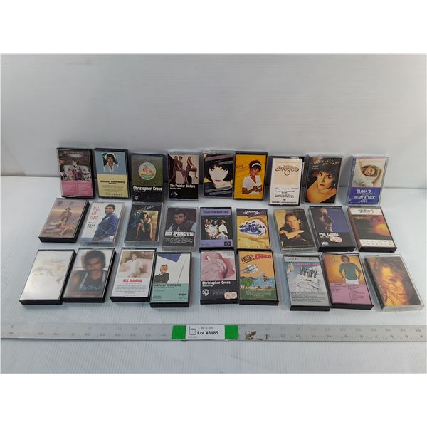 (27) Cassette Tapes- Mariah Carey, Michael Bolton, Rick Springfield, Misc.