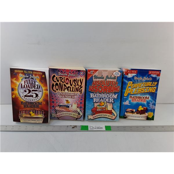 (4) Uncle John's Bathroom Reader Books
