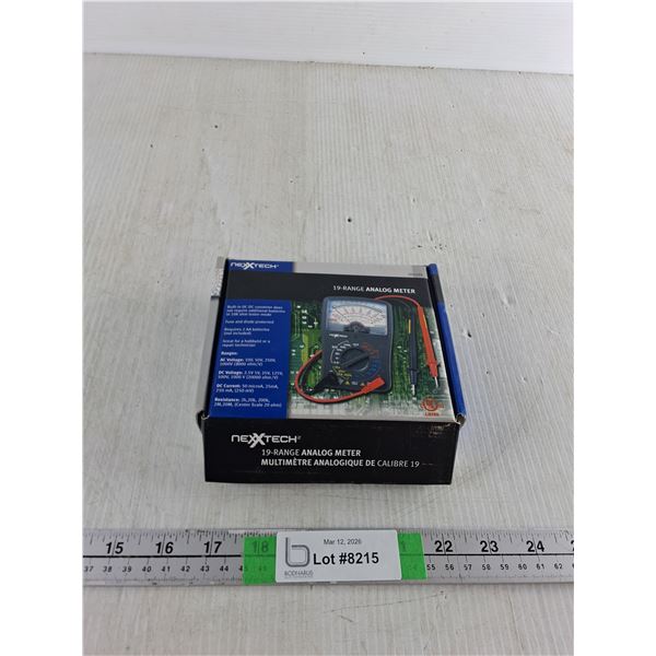 19- Range Analog Meter (as is)