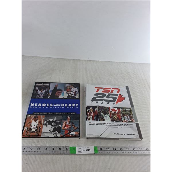 (2) Books On Olympic Canadian Athletes