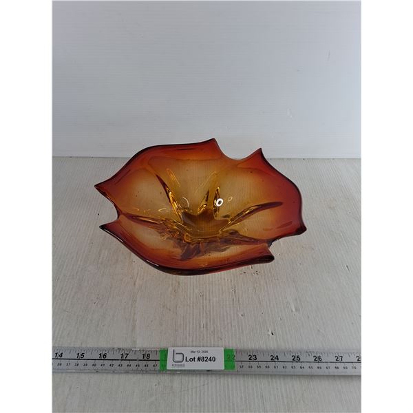 Art Glass Bowl ( as is)