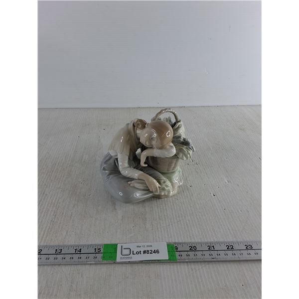 Lladro Porcelain Figurine Titled "Green Grocer"