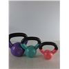 Image 2 : (3) Kettlebells 2-15 lbs ( cannot ship)