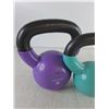 Image 3 : (3) Kettlebells 2-15 lbs ( cannot ship)