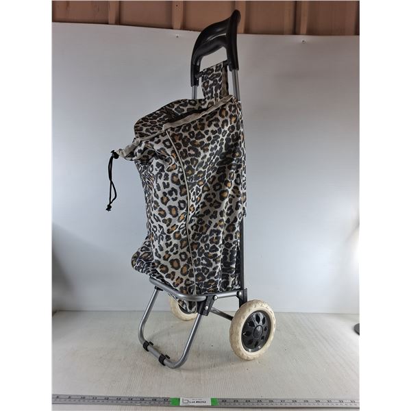 * Leopard Pattern Shopping Trolley 3ftx1ft( cannot ship)