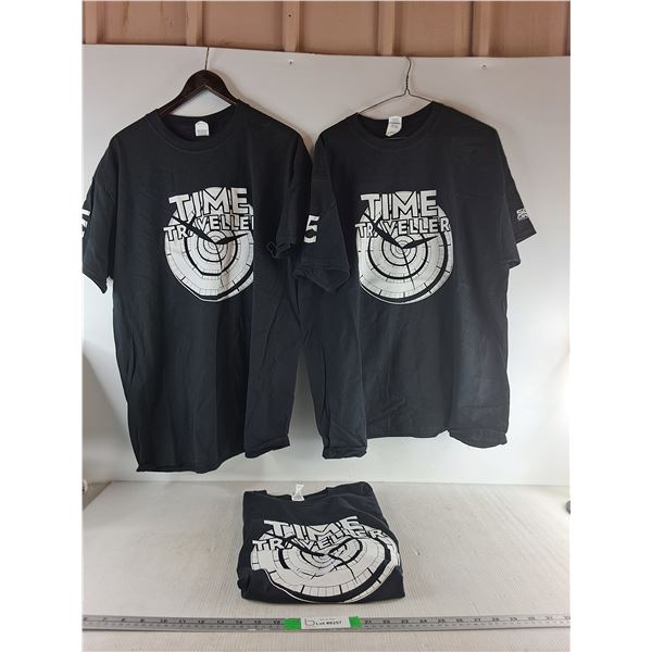 (3) XL Time Traveller T- Shirts