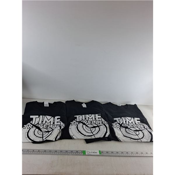 (3) XL Time Traveller T-Shirts