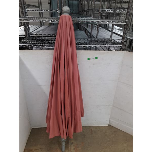 * Large Outdoor Patio Umbrella, Approx 8ft Diameter, Cannot Ship