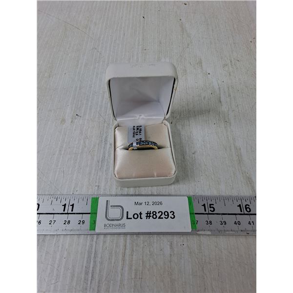 Blue Topaz Ring- Size 8, NOS