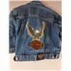 Image 4 : Official Harley- Davidson Motorcycle Childrens Jean Jacket- Size 5