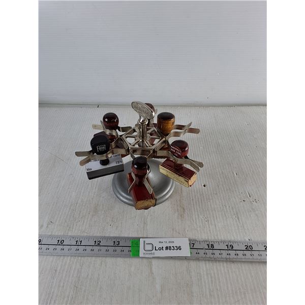 Stamp Holder w/ (6) Stamps