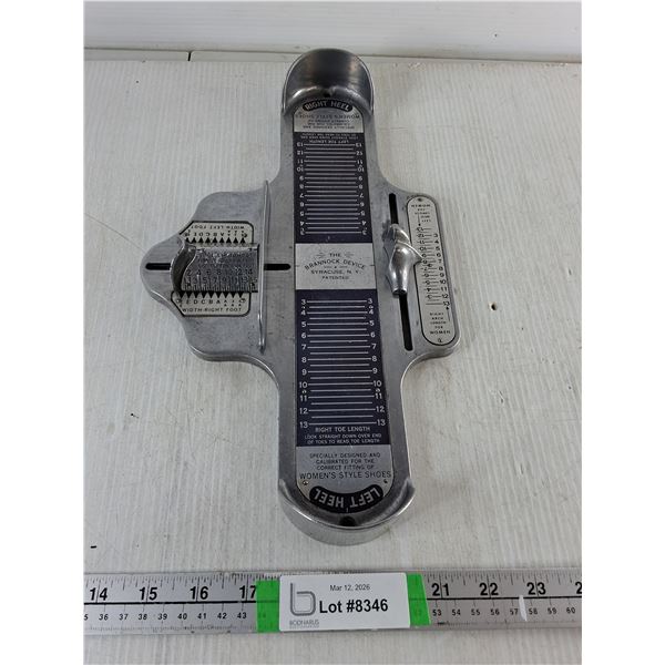 The Brannock Device - Womens Sizes