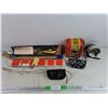 Image 1 : Vintage Flash Alert Blinking Safety Light, Oil Pressure, Water Temp & Amp Gauges, 8000 RPM Tach