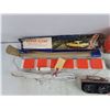 Image 2 : Vintage Flash Alert Blinking Safety Light, Oil Pressure, Water Temp & Amp Gauges, 8000 RPM Tach