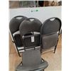 Image 4 : *(4)  Folding Chairs 36" x 18" x 14", PICKUP ONLY