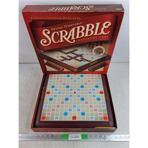 Deluxe Turntable Scrabble Crossword Game - As Is