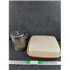 Image 1 : Tupperware Container w/Lid 12" x 10" x 4" , Coffee Press