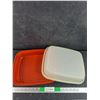 Image 6 : Tupperware Container w/Lid 12" x 10" x 4" , Coffee Press