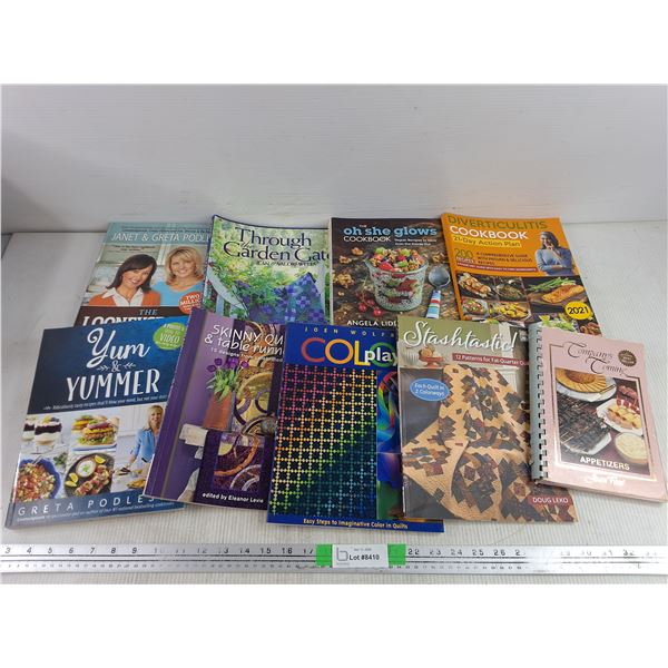Assorted Books - Diverticulitis Cookbook, Company's Coming, Through the Garden Gate