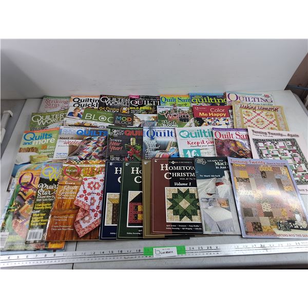 Assorted Magazines - Quilting, Hometown Christmas, Quilters World