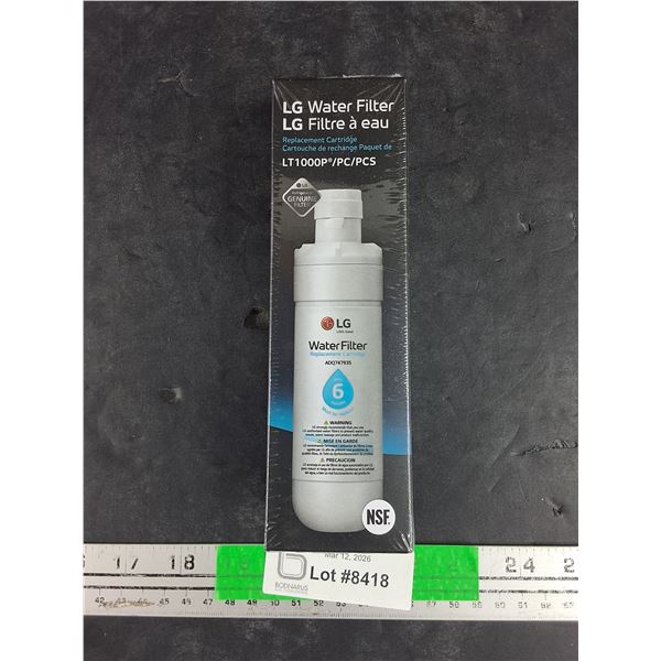 LG Refrigerator Water Filter Replacement (NIB) - Fits LFXS, LMXS, LMXC & LFXC