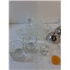 Image 4 : Assorted- Teacups,  Ashtray,  Cream/Sugar Set, Glassware, Napkins