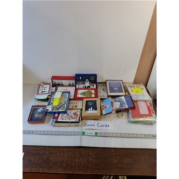 Assorted  - Christmas- Cards, Tree Skirt, Santa Hats