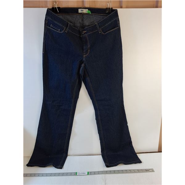 Women's Blue Jeans - 2 Pair - Old Navy (size 16 Plus Long) Addition Elle (Size 16)
