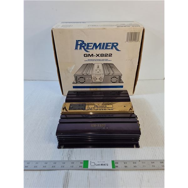 Pioneer - Car Audio - Stereo Amplifier- Premier GM-X822- As Is