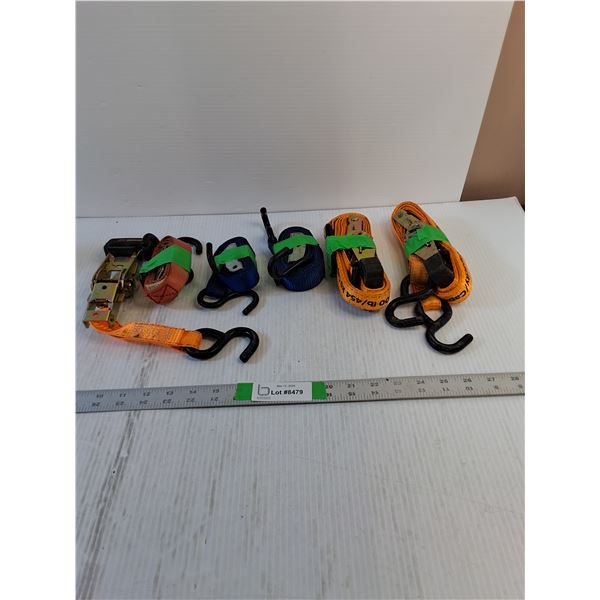 (6) Ratchet Straps 1" - (2) 9' (3) 5' (1) Ratchet Only