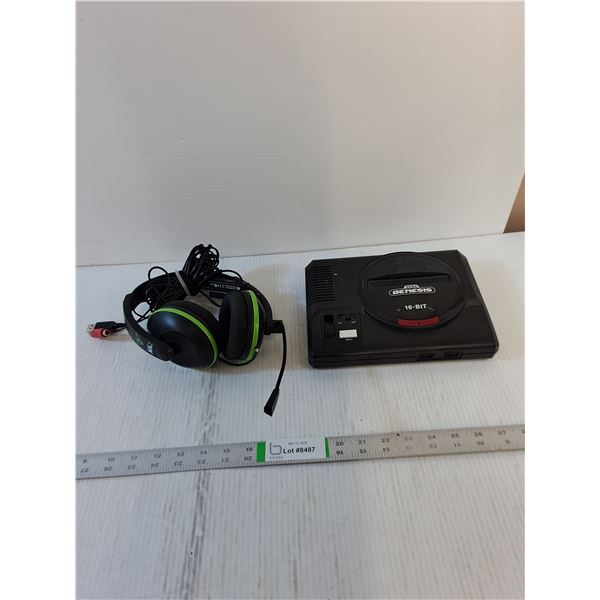 Assorted  - Video Games/Accessories- Sega Genesis Flashback (As Is- No Cabling/Controllers), Turtle 