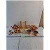 Image 1 : Assorted - Kitchenware/Decor- Flemish Copper Teapot/Cream/Sugar Bowl,  Tagus Teapot, S & P Shakers, 