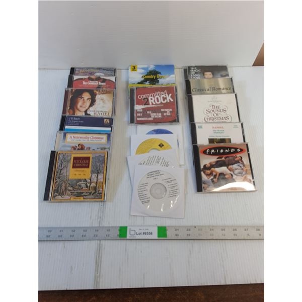 (17) CD's - Assorted- Christmas Music, Classical,  Misc.
