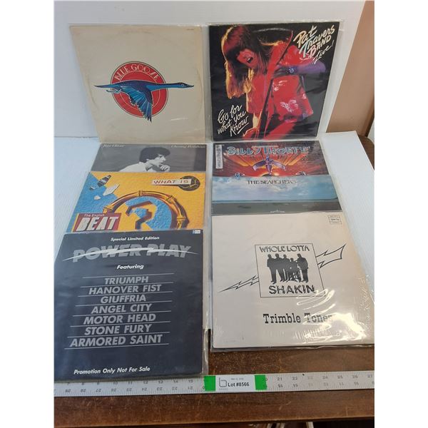(8) Vintage Vinyl Records  - Assorted  - Blue Goose,  Jane Olivor, Timble Tones, Misc.