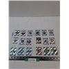 Image 1 : (18) Assorted NHL Silver Foil Team Logos