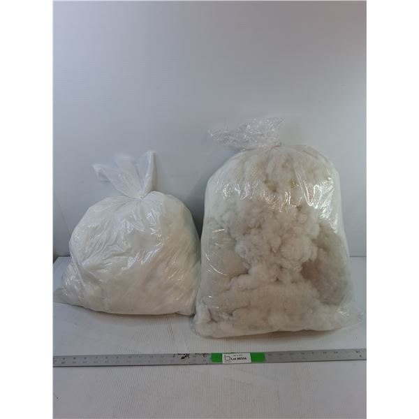 (2) Bags of Polyester Fibrefill Stuffing