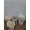 Image 1 : *(3) 5 Gallon Buckets, (1) 3 1/2 Gallon Bucket. Cannot Ship