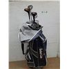 Image 1 : *Labatt Lite Golf Bag w/ Various Clubs. Cannot Ship