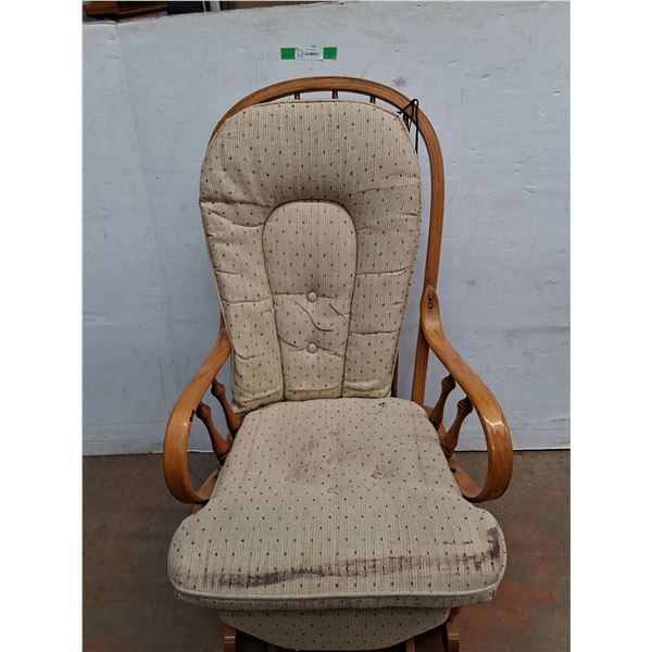 *Shermag Wooden Rocking chair. As is. Cannot Ship