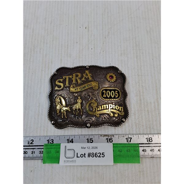STRA #7 Year End 2005 Champion Belt Buckle, Cannot Authenticate