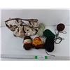 Image 1 : Balls of Yarn & Fabric Bag