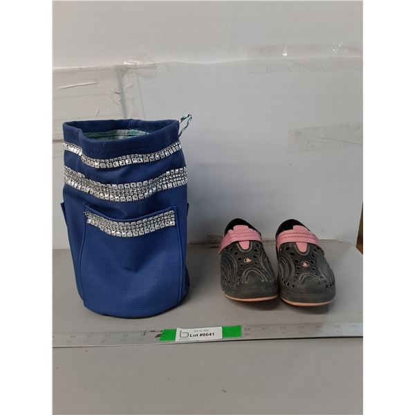 Children's Dawgs- Approx. 9.5" Sole & Sequined Bag
