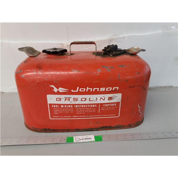 Vintage Johnson Metal Jerry Can- Cannot Ship