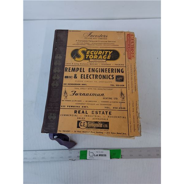 Metropolitan Winnipeg City Directory- 1971