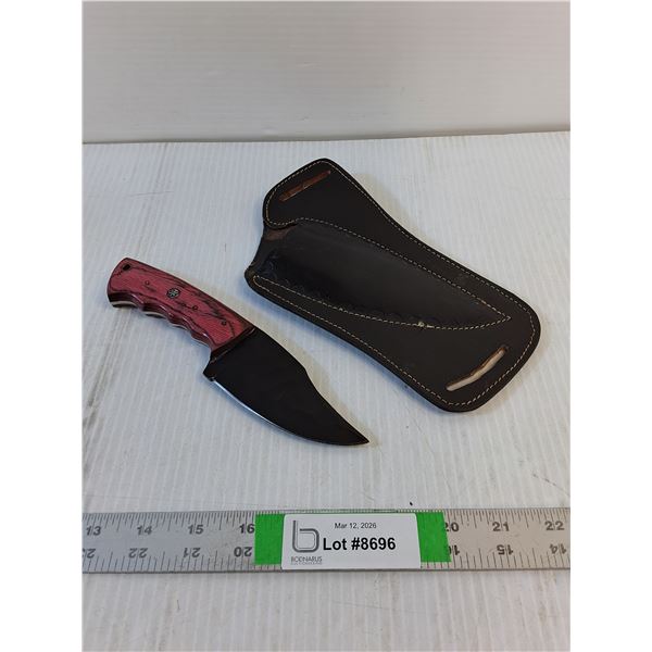 Skinning Knife w/Sheath (4" Blade/8" Overall)