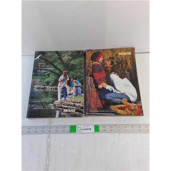 (2) Vintage - Sears Catalogues (1988 Spring/Summer& Fall/Winter)
