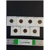 Image 1 : (7) Canadian Pennies  - 1932 thru 1938