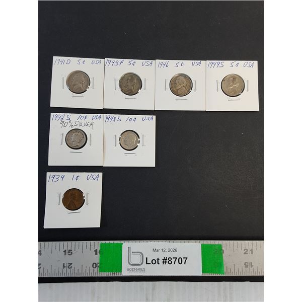(7) USA Coins - See Description