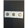 Image 2 : (3) Canadian Nickels  - 1922 thru 1924